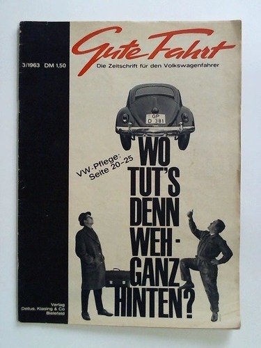 Gute Fahrt - Die Zeitschrift fr den Volkswagenfahrer - Jahrgang 1963; Heft 3