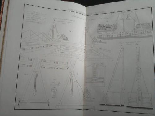 Chevalier, Michel - Histoire et Description des voies de Communication aux tat-unis et des travaux d` art qui en dependent. Atlasband