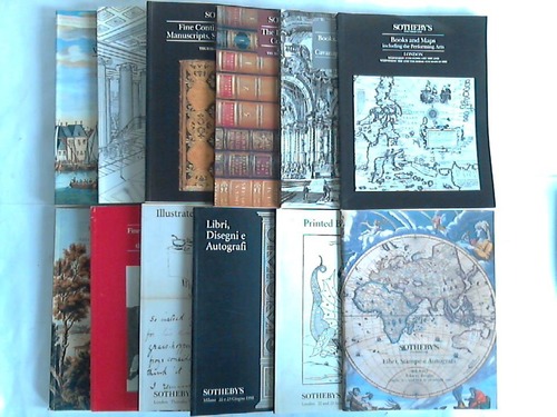 Sotheby's London; Milano (Hrsg.) - Sammlung von 11 Katalogen und 1 Beilage