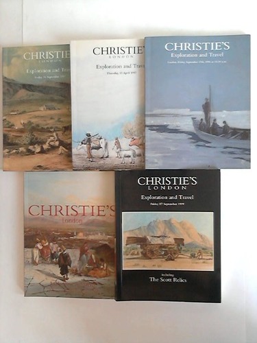 Christie's, London (Hrsg.) - Exploration and Travel. 5 Auktions-Kataloge