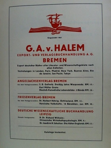Bttcherstrasse, Die - Internationale Zeitschrift - 2. Jahrgang, Heft 1, Mai 1930: Weltmedizin