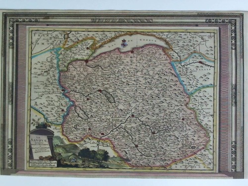 Savoye, La - Karte von Savoyen - Colorierter Kupferstich
