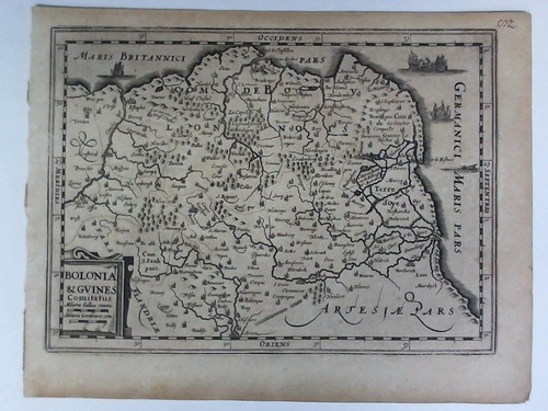 Janssonius, Johannes - Bolonia & Guines Comitatus - Karten im Kupferstich