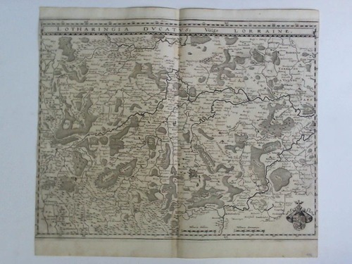 Gottfried, Johann Ludwig - Lotharingia Ducatus, Vulgo Lorraine - Karte im Kupferstich von Matthus Merian