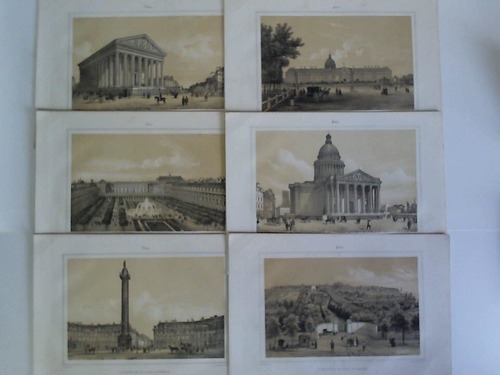 Bry, Auguste - Paris - 6 getnte Lithographien