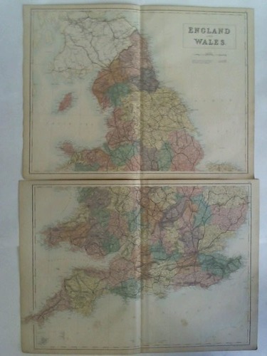 Black, Adam & Charles (Hrsg.) - England and Wales - 2 hancolorierte Stahlstiche
