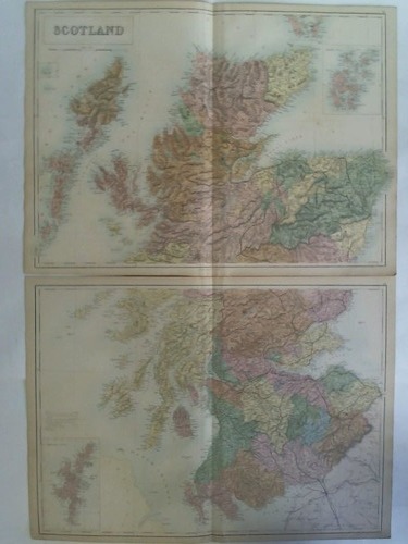 Black, Adam & Charles (Hrsg.) - Scotland - 2 handcolorierte Stahlstiche