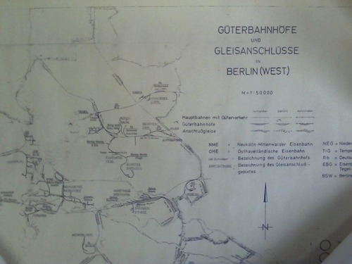 (Berlin) - Gterbahnhfe und Gleisanschlsse in Berlin (West), 4.3.69