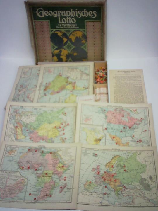 (Brettspiel) - Geographisches Lotto (5 Weltteile)