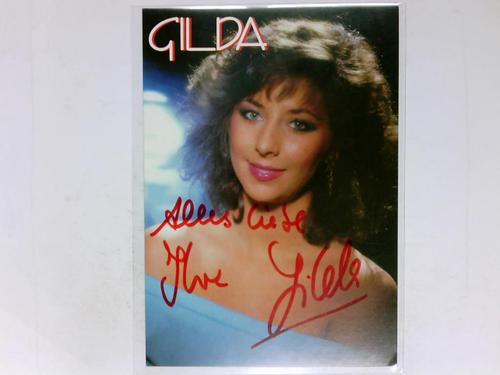 Gilda (Sngerin) - Signierte Autogrammkarte