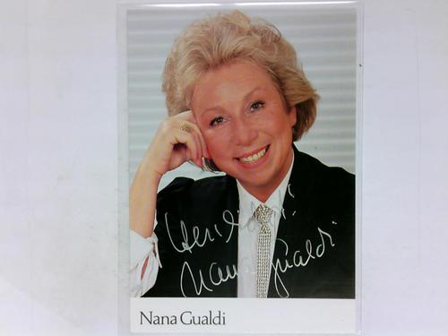 Gualdi, Nana (Sngerin) - Signierte Autogrammkarte