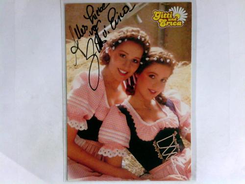 Gitti und Erica (Duo) - Signierte Autogrammkarte