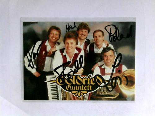 Goldried-Quintett - Signierte Autogrammkarte