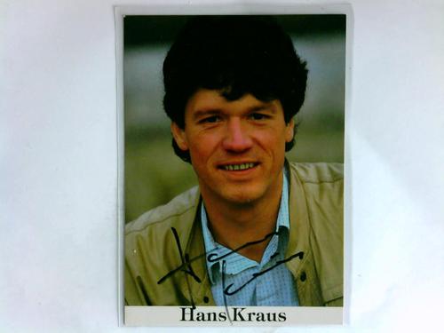 Kraus, Hans - Signierte Autogrammkarte