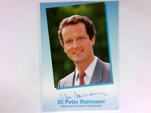 Ramsauer, Dr. Peter - Signierte Autogrammkarte