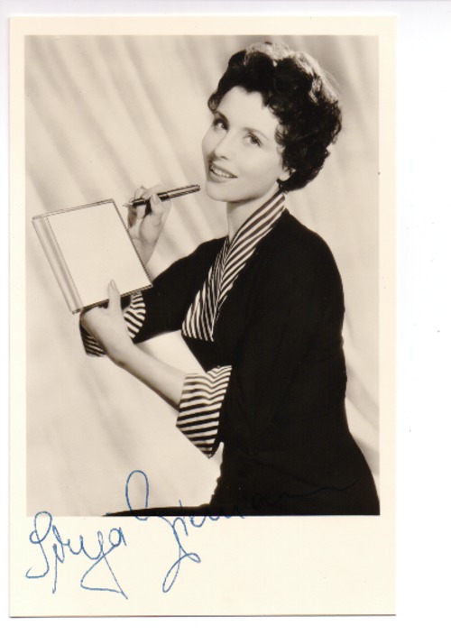 Ziemann, Sonja - Signierte Autogrammkarte