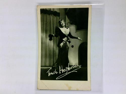 Hesterberg, Trude - Signierte Autogrammkarte