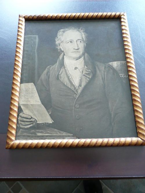 Johann Wolfgang von Goethe - Aufnahme nach einem Gemlde