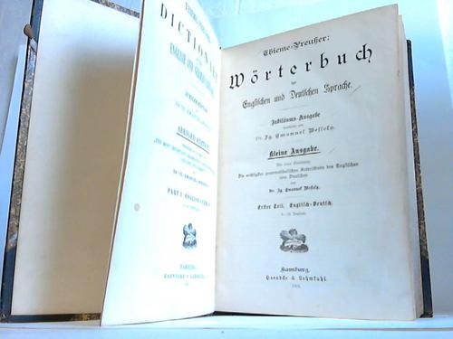 Thieme-Preusser - Wrterbuch der Englischen und Deutschen Sprache. 2 Teile in einem