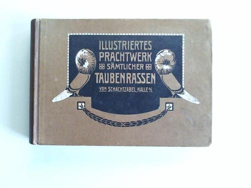 Schachtzabel, E. - Illustriertes Prachtwerk smtlicher Tauben-Rassen. Hundert farbige Bildertafeln mit ber 400 nach der Natur aufgenommenen Darstellungen nebst Musterzeichnungen