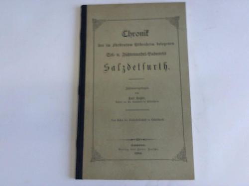 Salzdetfurth - Kayser, Karl - Chronik des im Frstentum Hildesheim belegenen Sol- und Fichtennadelortes Salzdetfurth