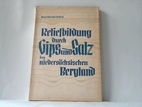 Seedorf, Hans Heinrich - Reliefbildung durch Gips und Salz im niederschsischen Bergland