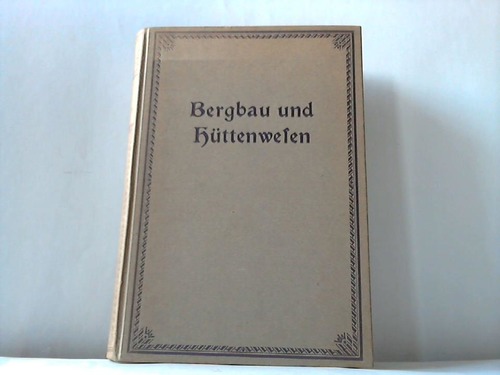 Treptow, C. / Wst, F. / Borchers, W. - Bergbau und Httenwesen. Fr weitere Kreise dargestellt
