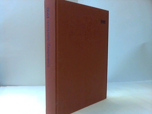 Koppitz, Hans-Joachim (Hrsg.) - Gutenberg-Jahrbuch 1992