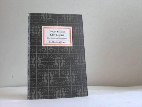 Eckhoud, Georges - Kees Doorik. Ein flmischer Sittenroman