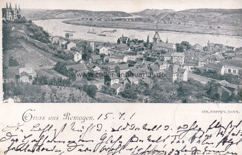 Ansichtskarte - Gru aus Remagen