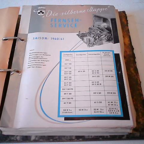 Grundig - Grundig Fernseh-Service. Die silberne Mappe 1960/61