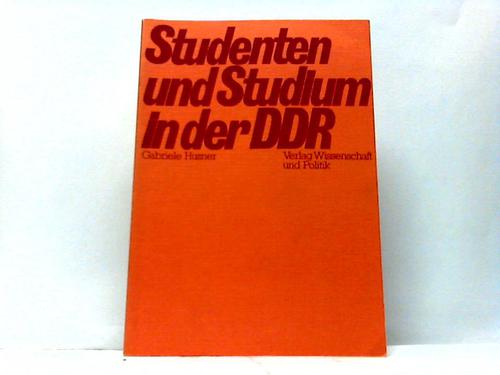 Husner, Gabriele - Studenten und Studium in der DDR