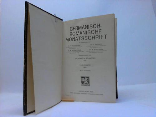 Schrder, Dr. Heinrich (Hrsg.) - Germanisch-Romanische Monatsschrift