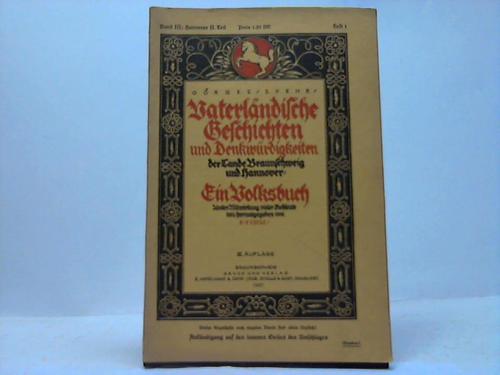 Hannover, Hansestdte etc; Grges/Spehr  (Hrsg.) - Vaterlndische Geschichten u. Denkwrdigkeiten der Lande Braunschweig und Hannover