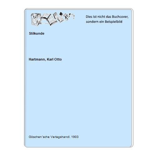 Hartmann, Karl Otto - Stilkunde