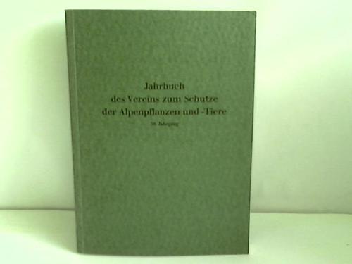 Schmidt, Paul - Jahrbuch des Vereins zum Schutze der Alpenpflanzen und -Tiere
