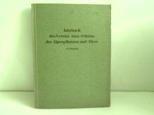 Schmidt, Paul - Jahrbuch des Vereins zum Schutze der Alpenpflanzen und -Tiere
