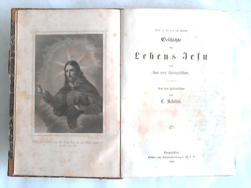 Palms, J. H. van der - Geschichte des Lebens Jesu nach den vier Evangelisten
