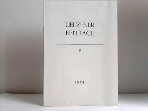 Uelzener Beitrge/ Woehlkens, Erich (Hrsg.) - Verffentlichungen des Museums- und Heimatvereins des Kreises Uelzen. Heft 5