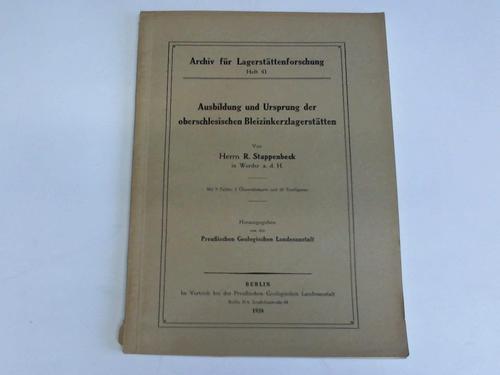 Ausbildung und Ursprung der oberschlesischen Bleizinkerzlagerstätten
