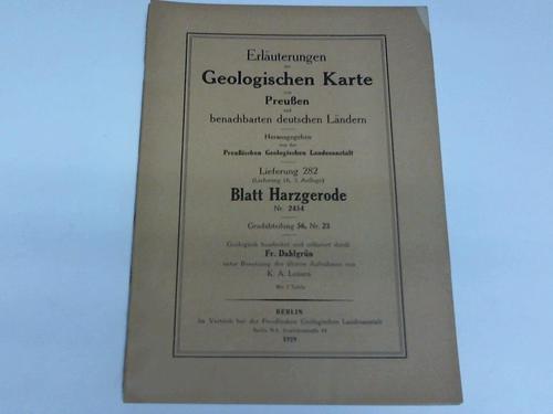 Dahlgrn, Fr. - Blatt Harzgerode. Nr. 2454, Gradabteilung 56, Nr. 23