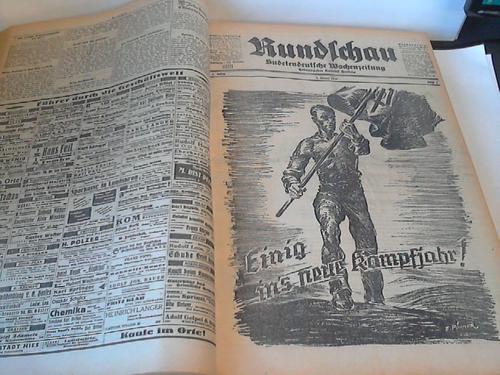 Henlein, Konrad (Hrsg.) - Rundschau. Sudetendeutsche Wochenzeitung. 48 Ausgaben aus dem 2.-5. Jahrgang, 1935-1938