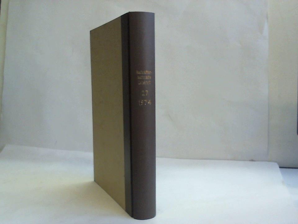 27. Jahrgang - 1974 in 12 Ausgaben