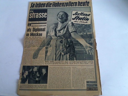 Die illustrierte Wochenzeitung - Heft-Nr. 36. Hamburg, 3. Jahrgang, 3. September 1950