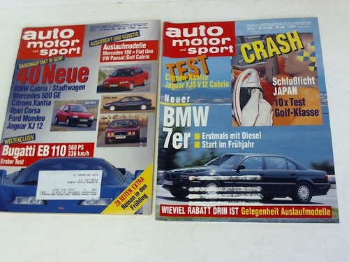 Auto Motor Sport - Heft 5 und Heft 16 aus 1993. 2 Hefte