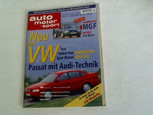 Auto Motor und Sport - Heft 21 aus 1995