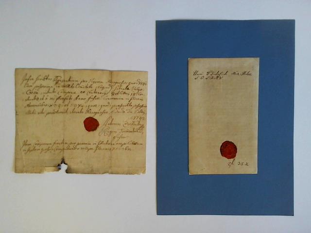 Zechenberg, Antonius - Brief des kniglichen Artilleristen-Gieers ber eine zerbrochene Glocke vom 6. Mai 1742, latein