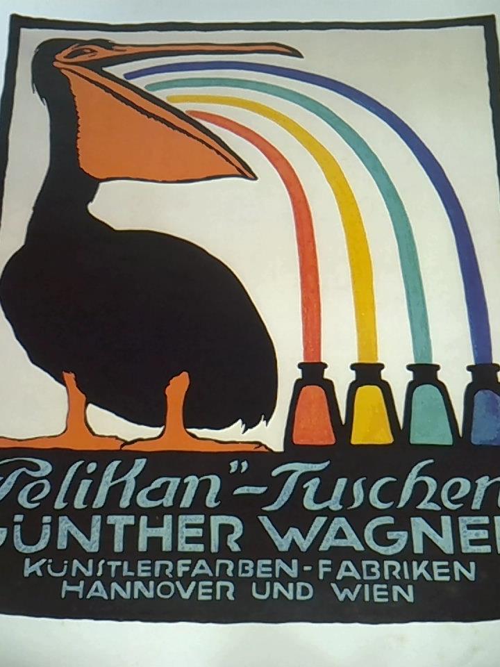 1909 Tuscheplakat 'Tusche-Quell', E. F. Knauf und B. Machow, Berlin