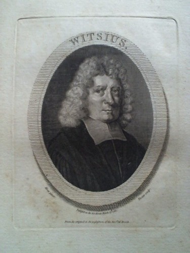Trotter, Thomas (1750 oder 1756 - 1803) - Witsius - Brustportrt im Original-Kupferstich, Hoet pinxt. Nach einer Zeichnung im Besitz von Revd. Mr. Booth
