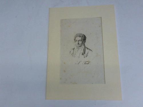 Portrait-Kupferstich nach einer Bleistift-Zeichnung von C. Vogel um 1840 unter Passepartout